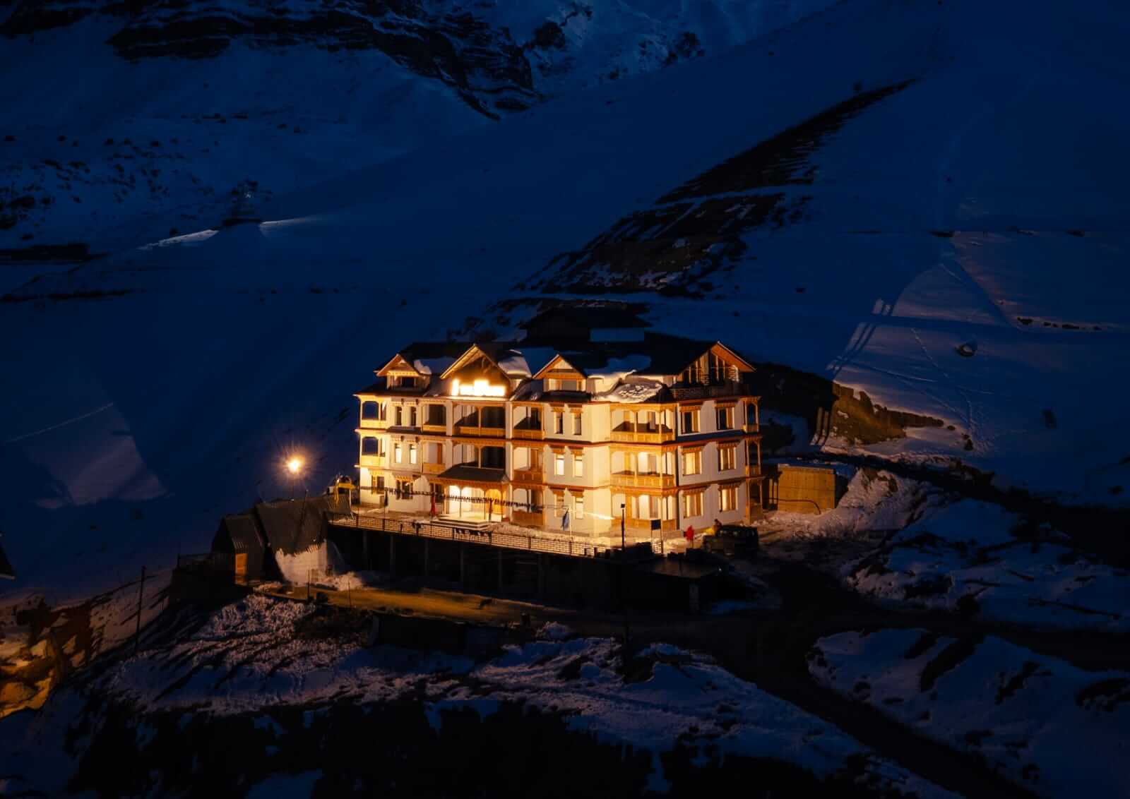 Boutique mountain retreat with traditional Spiti architecture